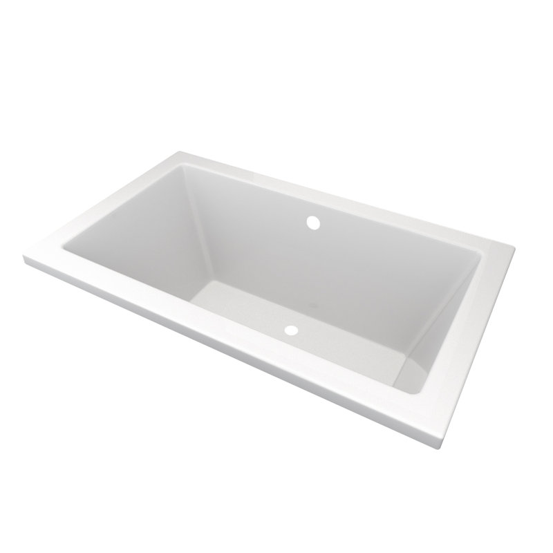 60'' x 36'' Drop-In Soaking Acrylic Bathtub