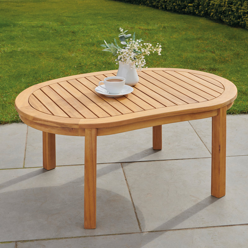 Woodfield Acacia Banana Table, Brown