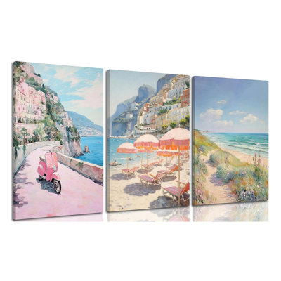 3 Piece Wrapped Canvas Print