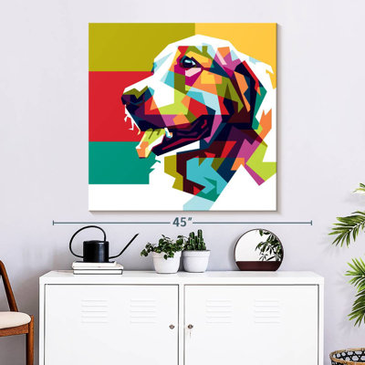 Brampt Abstract Golden Retriever