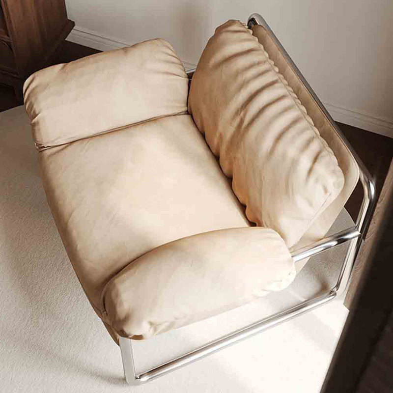 Fauteuil de loisir simple et confortable., Abricot
