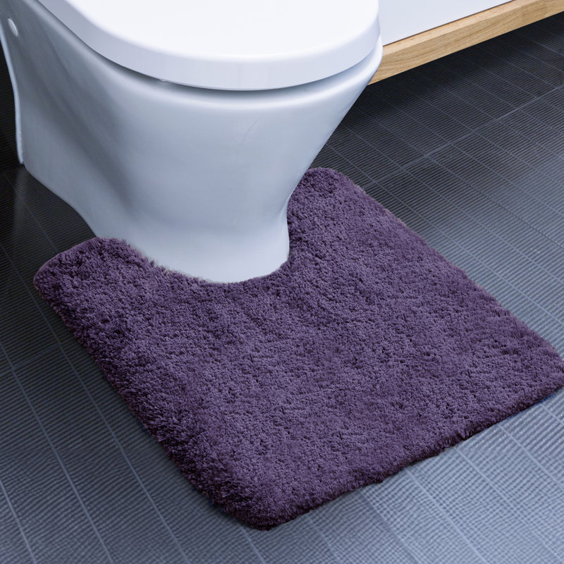 Mirrabooka Non-Slip Bath Rug, 20" W x 32" L, Purple