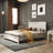 Roundhill Furniture Realynn Panel Bed, Off-White Finish-109268147