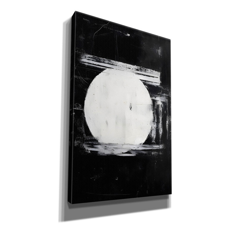 "Black Neutral Abstract 10" par Petals Prints Design, H 40 po x l 26 po x P 1,5 po
