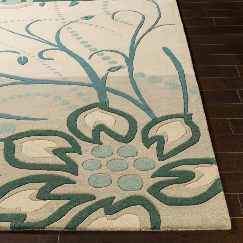 Elsberry Wool Floral Indoor Rug, Runner 2'6" x 8'