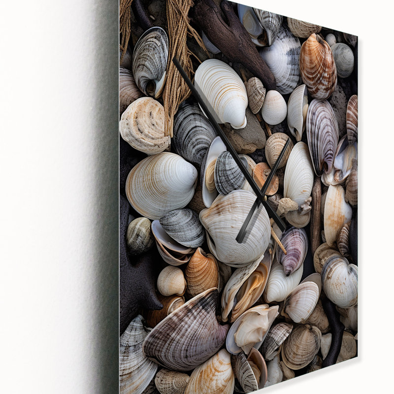 Horloge murale grise Harmony II - animaux surdimensionnée, null