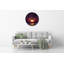 Jiyaad Glass Wall Clock