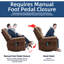 Fauteuil inclinable, chauffant et pivotant-1280628607