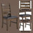 Compact 3-Piece Dining Set, Drop Leaf Table & Padded Chairs