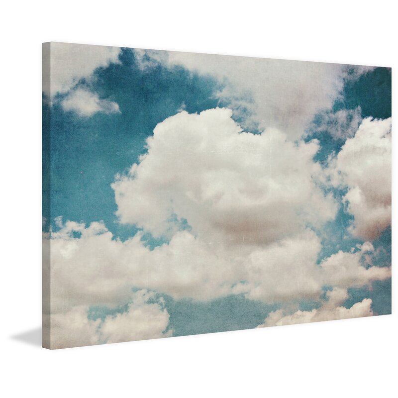 Ebern Designs Clouds On Canvas Print & Reviews | Wayfair