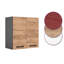 Biagio 60Cm H x 60Cm W x 31Cm D Oak Wall Unit-61160479