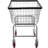 Galvanized Steel Laundry Cart with Wheels