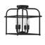 Plafonnier 4 lumières Condor noir mat-527321021