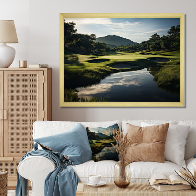 Golf Precision Filed - Sports Canvas Wall Art