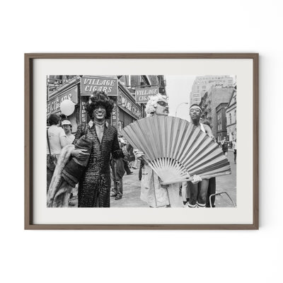 Marsha P. Johnson At  Pride March Framed Photographic Print