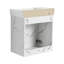 Meuble-lavabo mural 20 po avec lavabo en céramique