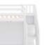 Lit mezzanine avec tablettes, armoires et tiroirs-644738547
