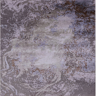 Tapis abstrait gris