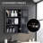 Metal Wall Bathroom Storage