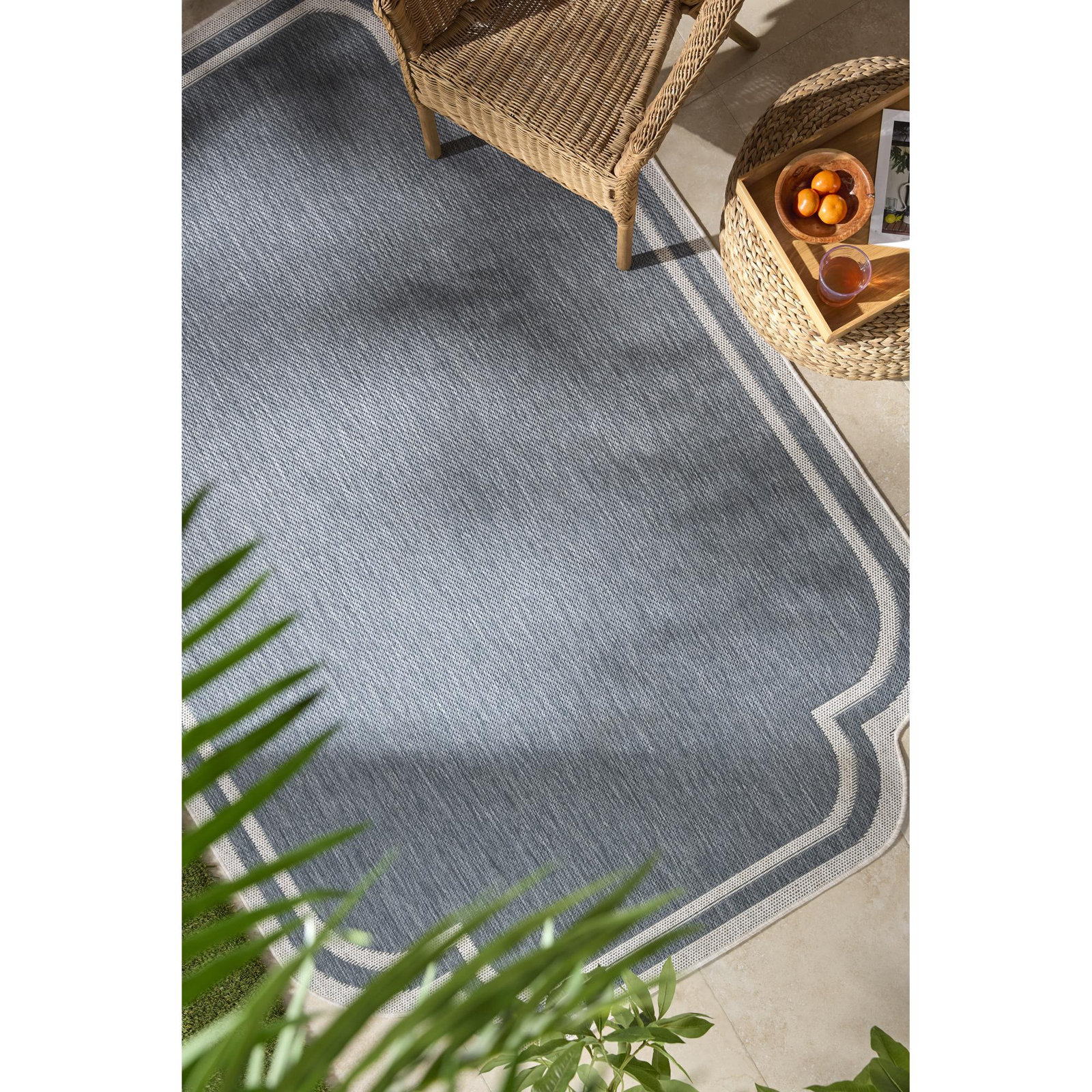 Skiles Machine Woven Rug, Rectangle 7'10.5" x 10'0.1"