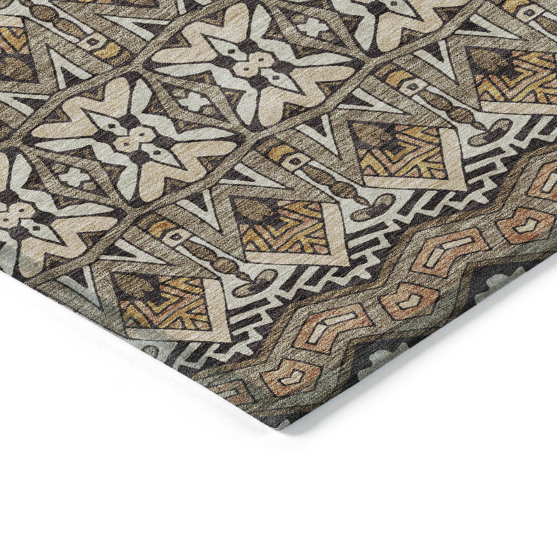 Lamanna Flatweave Washable Moroccan Indoor / Outdoor Rug, Runner 2'3" x 7'6"
