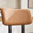 Modern Upholstered Counter Stool With Backrest, Beautiful Low Barstool For Kitchen Island, Bar And Counter-1691899666