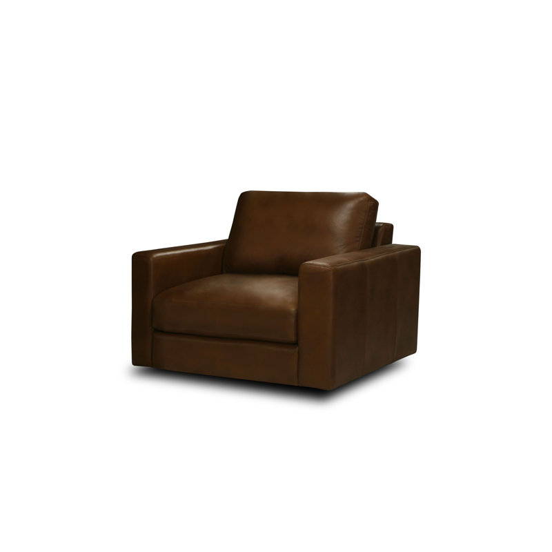 Vancouver 38.5" Wide Upholstered Swivel Chair