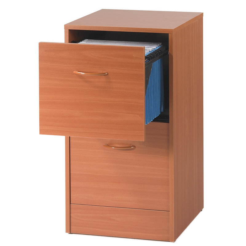 Caulkins 41.4cm Wide 2 -Drawer File Cabinet, Cherry