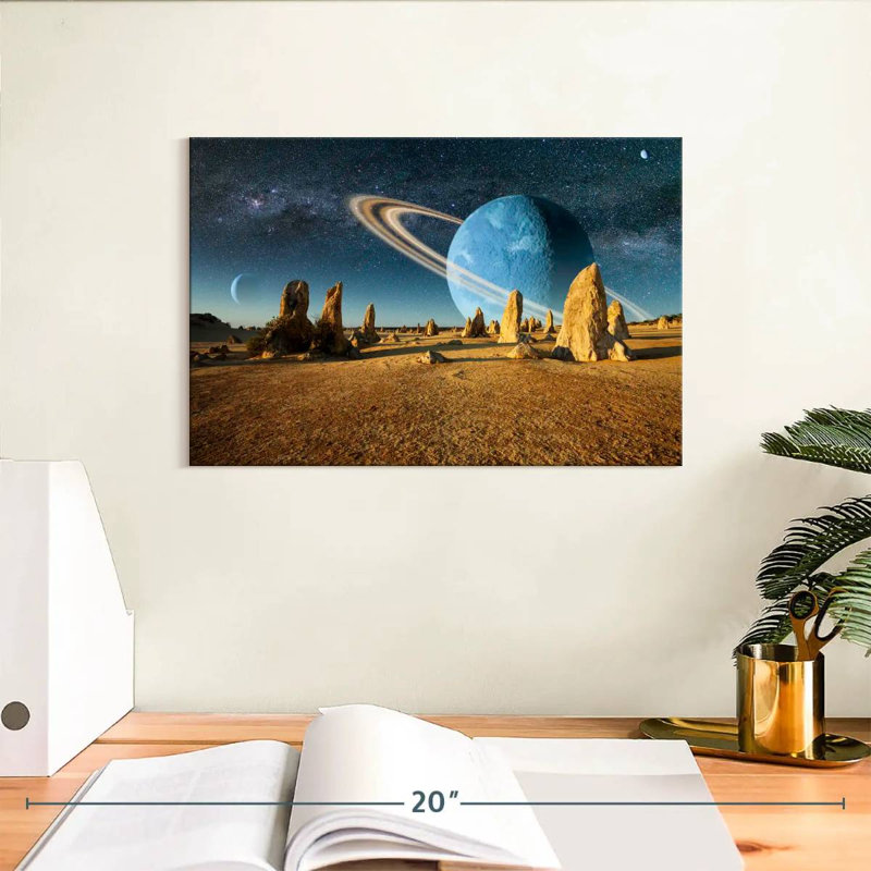Planète extraterrestre Oberle Barren, H 8 po x l 12 po