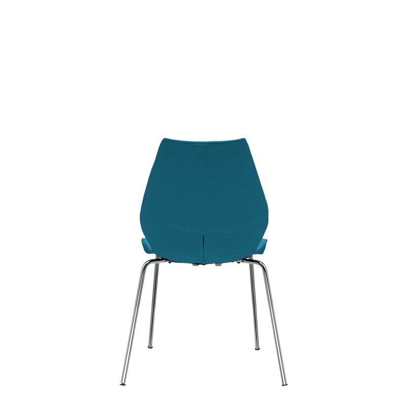 Maui Upholstered Dining Chair, Ultramarine Green Trevira