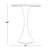 Metal Accent Table In Brushed Nickel