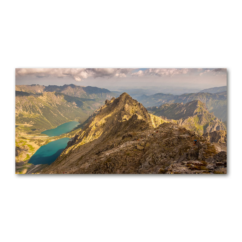 Sea Eye Of The Tatra Mountains - No Frame Print on Canvas, 50cm H x 100cm W