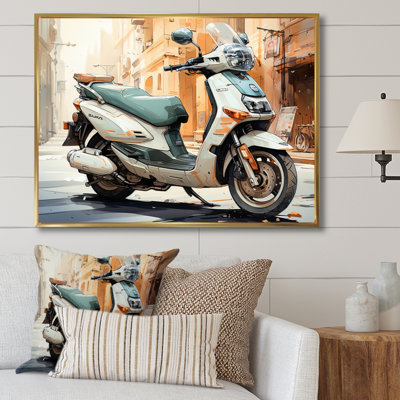 " Beige Scooter City Explorer "
