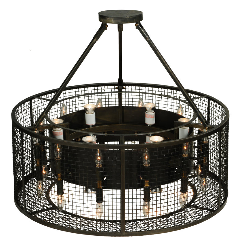 Rustic Lodge 36 - Light Chandelier