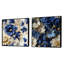 Newmarket - Ensemble de 2 collages carrés floraux-101855493-101855494