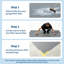 Rouleau de tapis de garage 7,5 pi x 20 pi en PVC à plaque de diamant épaissie, antidérapant et imperméable pour garage, gymnase, buanderie, atelier et entrepôt-134474159