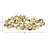 Tadley Metal Plate Gold Wall Decor with Textured Pattern