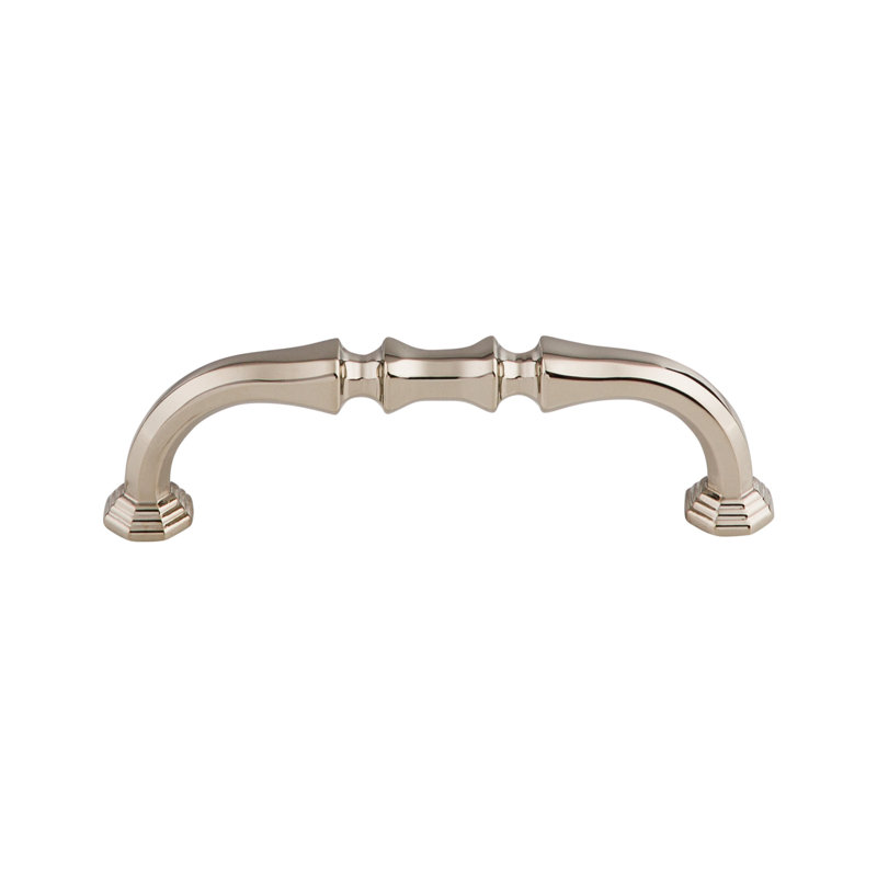 Chalet Bar pull, Polished Nickel, 3 3/4" Center to Center