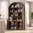 75" H Arched Kitchen Pantry Cabinet-130669236