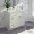 36'' Bathroom Drawers Vanity Set Sink Base with Sink Top Combo in White Shaker