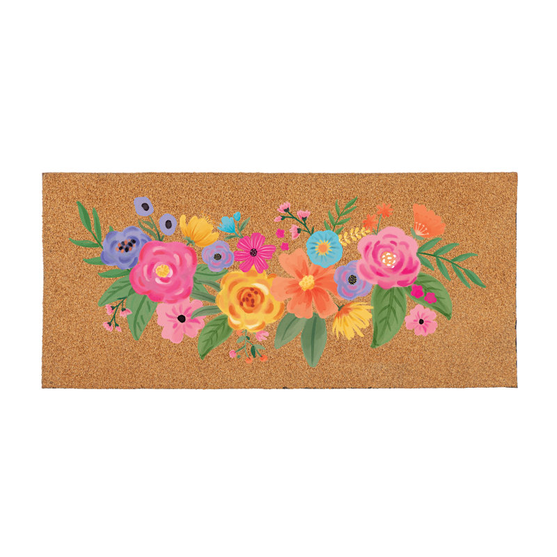 Paillasson 22 "x 10" Bunn Blooms Spring, L 10 po x L 22 po