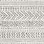 Tapis blanc / gris tissé à la machine Maitland-1581907806