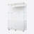 Tempered Glass Display Cabinet,Wine Cabinet,Storage Cabinet,File Cabinet,With Battery-Powered Paipai Light,Adjustable Floor Feet,Suitable For Uneven Ground,Can Be Placed Anywhere,Color:White-614812251