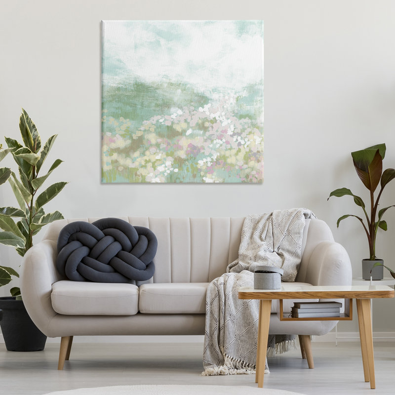 Impression sur toile, "campagne champêtre" par June Erica Vess, H 36 po x l 36 po x P 1,5 po