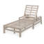 Adjustable Outdoor Chaise Lounge, Solid Wood Patio Recliner Chair With Thick Cushions-454088120