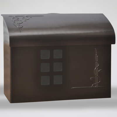 Boîte aux lettres murale en laiton