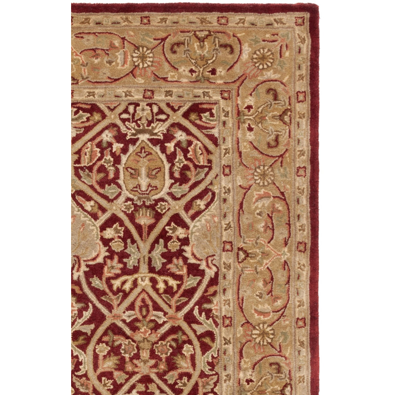 Evie Hand Tufted New Zealand Wool Oriental Rug, Rectangle 5' x 8'