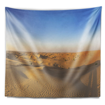Tapisserie en sable paysage désert sous dubaï