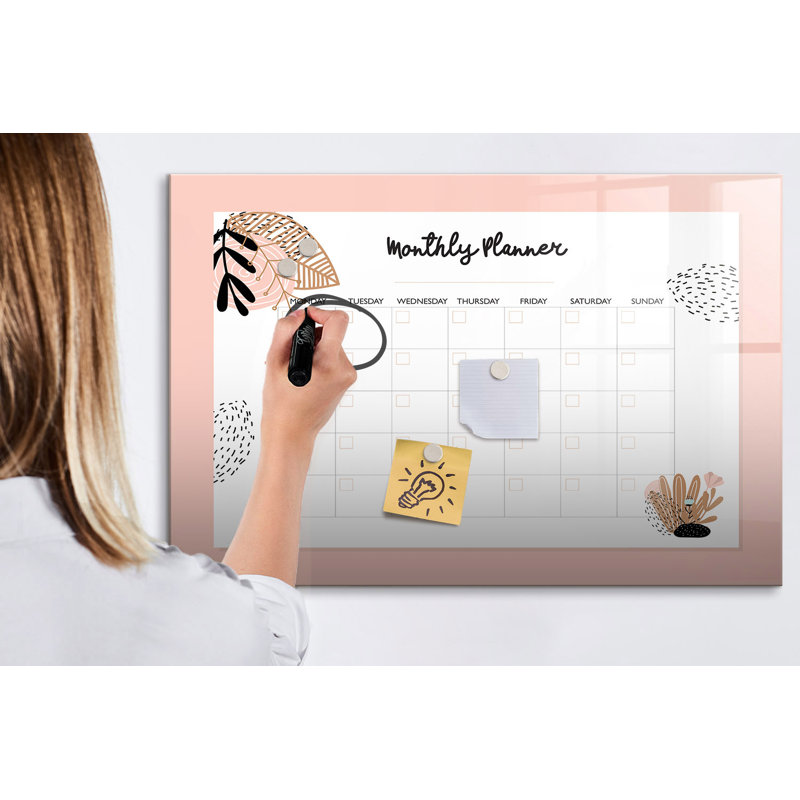 Magnetic Glass Dry Erase Board