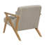Chaise d'appoint rembourrée en velours côtelé-227100944